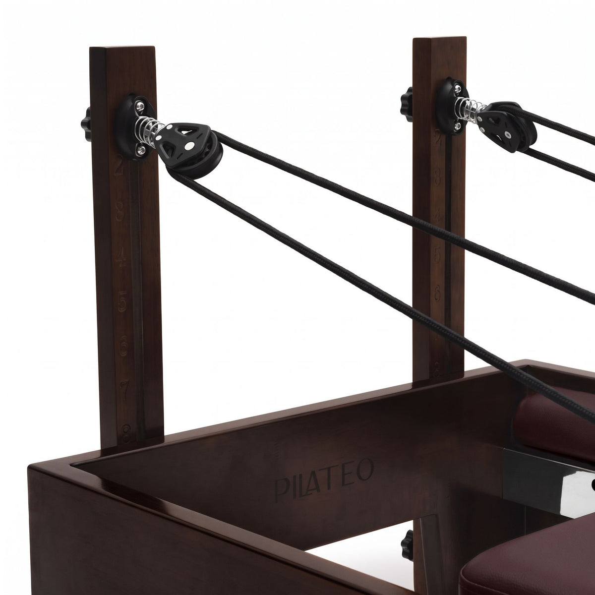 Pilates reformer Prestige bordeaux, carrucole