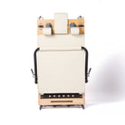 pilates reformer pieghevole per la casa in beige