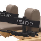 Pilates Reformer Studio Classic, telaio in rovere, rivestimento tortora – cinghie Pilateo