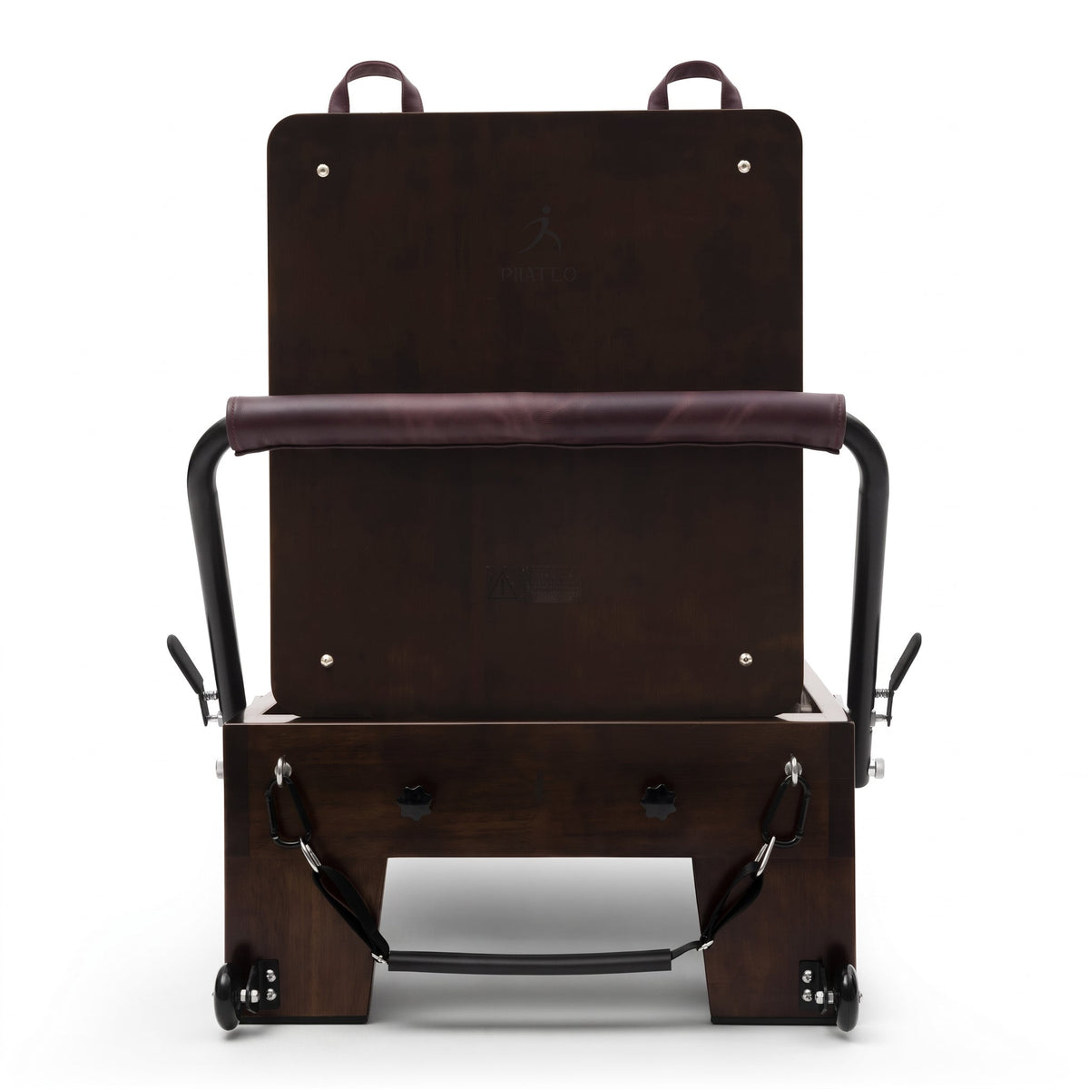 Pilates reformer Prestige bordeaux, vista frontale