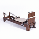 pilates reformer marrone legno di noce